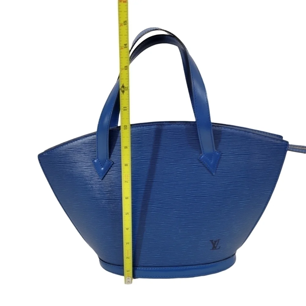 Louis Vuitton Blue Epi Saint Jacques PM Shoulder Bag Excellent Condition